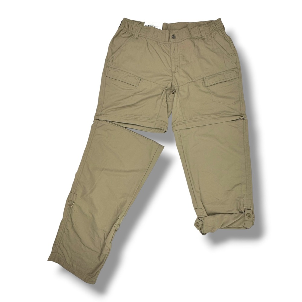 World Wide Sportsman Sarasota 3-in-1 Convertible Pants Tan Women Medium NWT